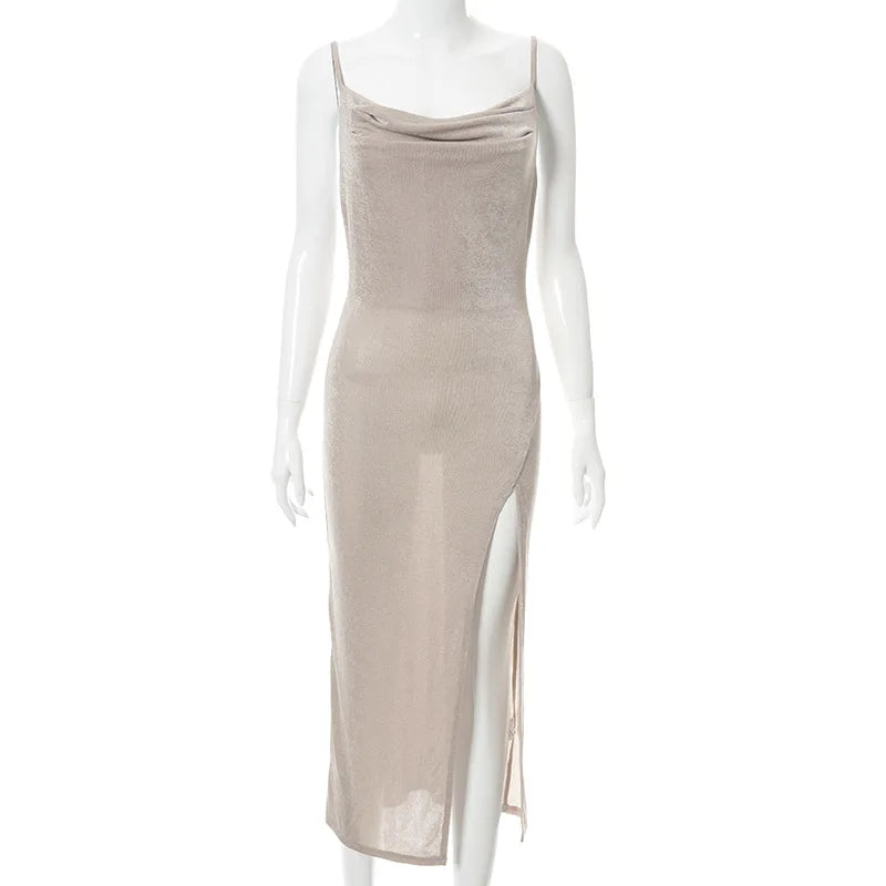 Cowl Neck Dress