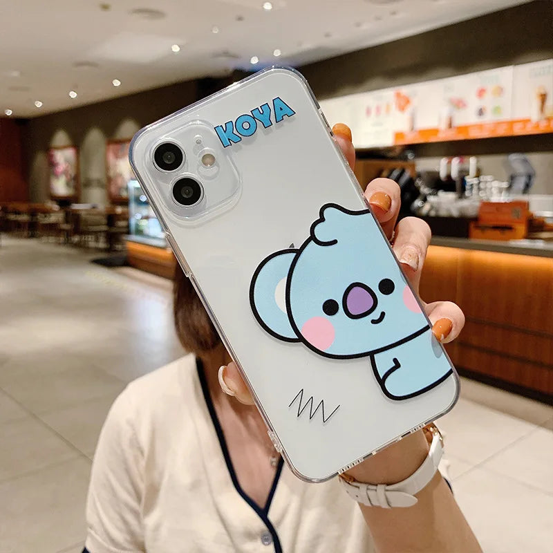 Chimmy Phone Case For iPhone 16 15 14 13 12 Pro Max 13 Mini Soft Clear Cover