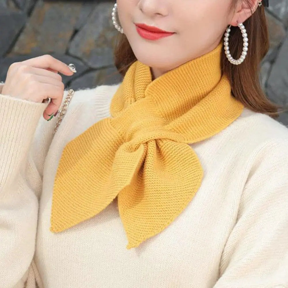 Knitted Cross Scarf