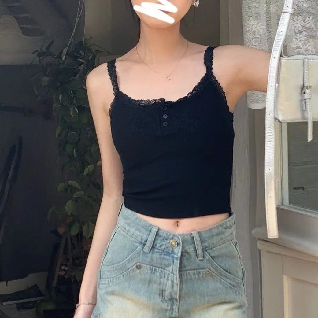 Lace Cropped Top