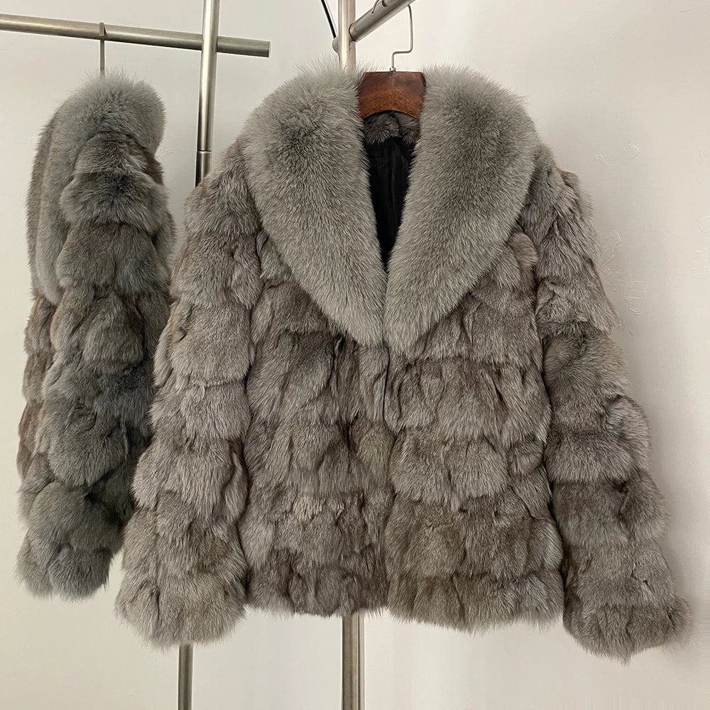Natural Fox Jacket