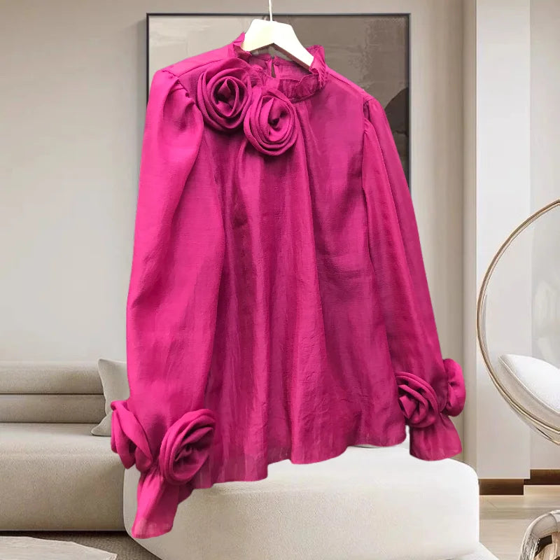 French Flower Blouse