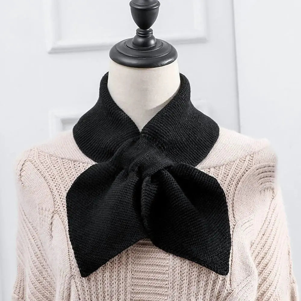 Knitted Cross Scarf