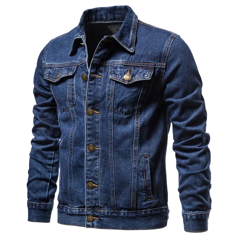 Solid Denim Jacket