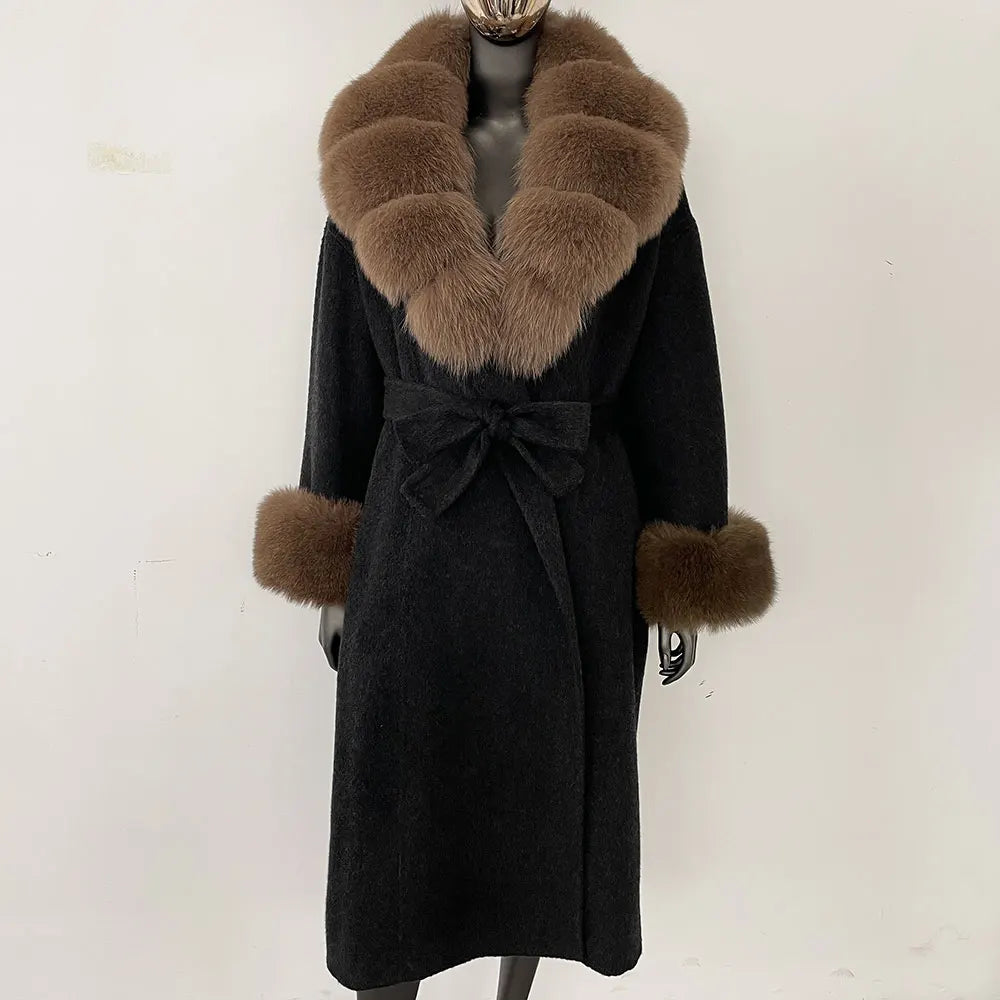 Woolen Fur Coat