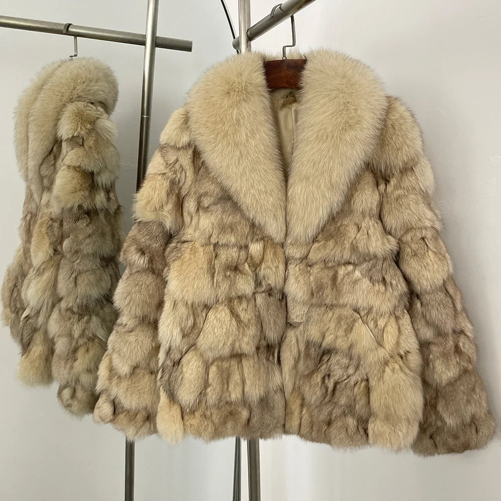 Natural Fox Jacket