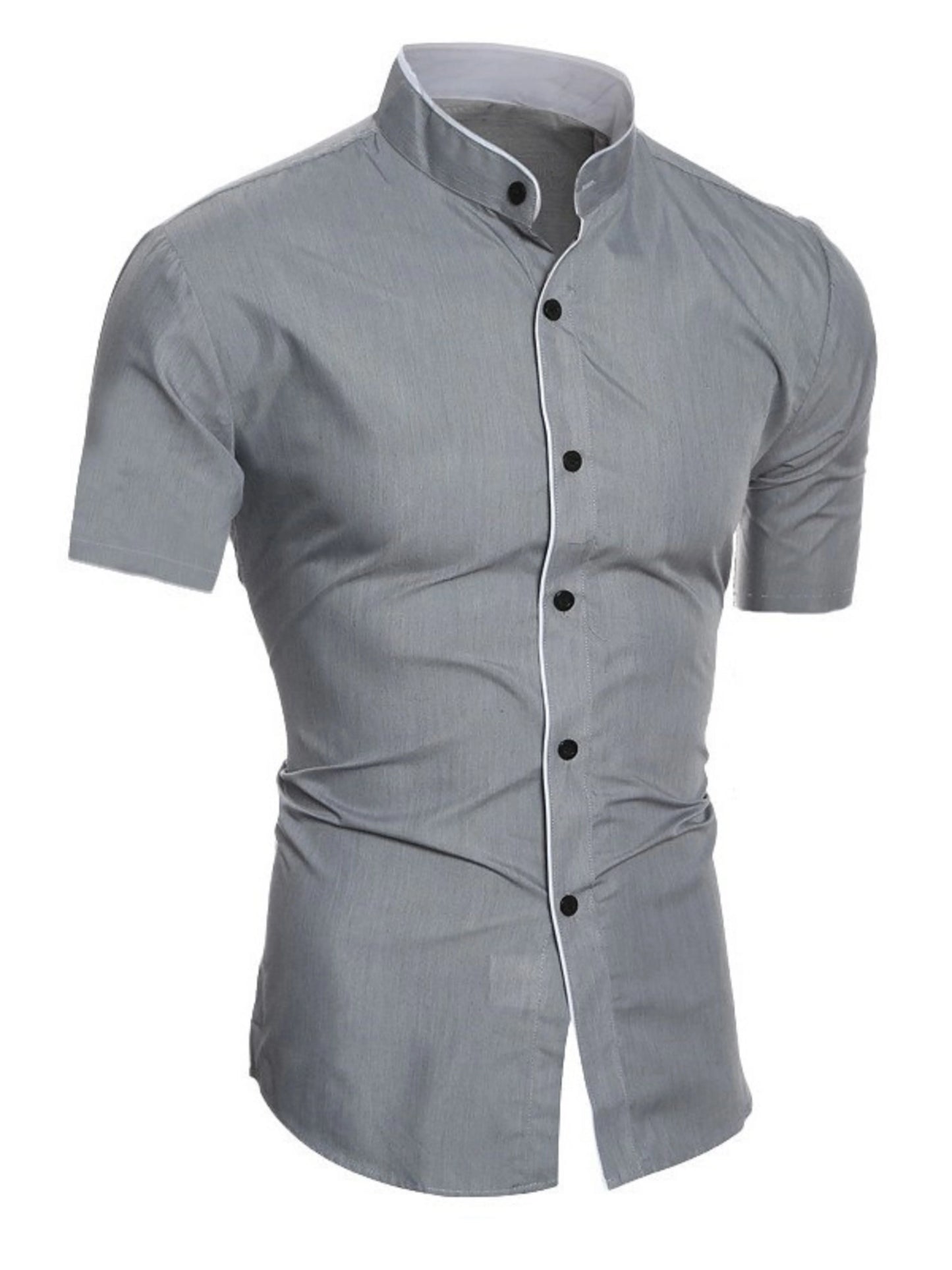 Short-sleeved casual shirt