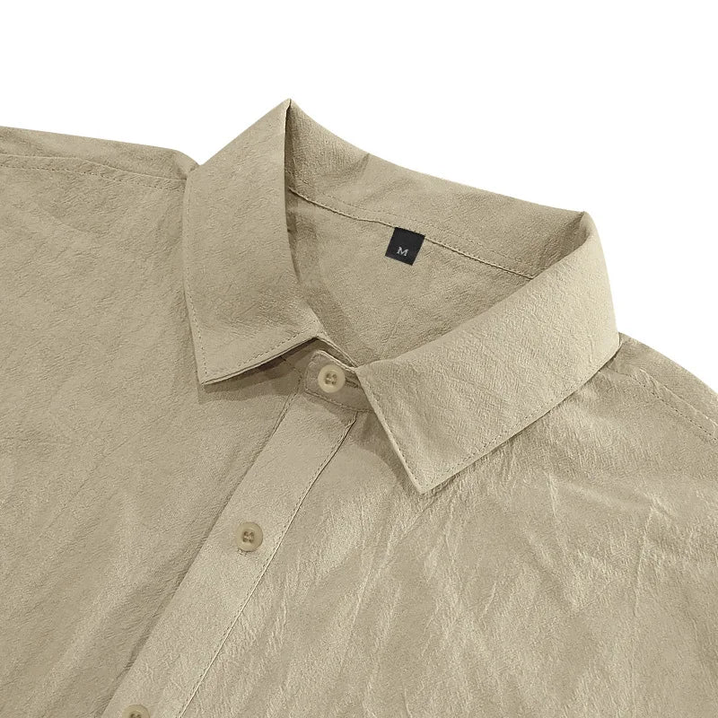 Linen Short-Sleeved Shirt