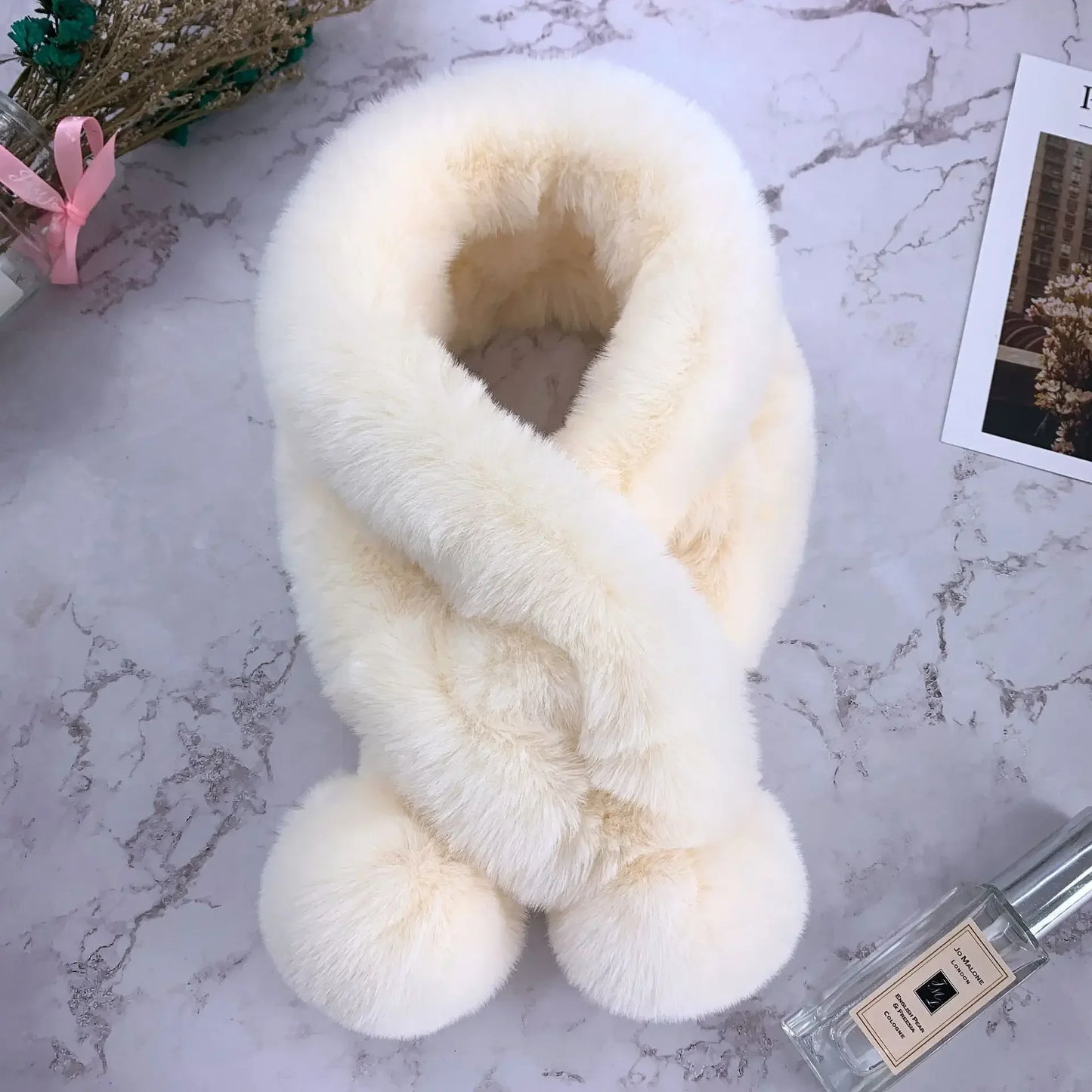 Rabbit Fur Scarf