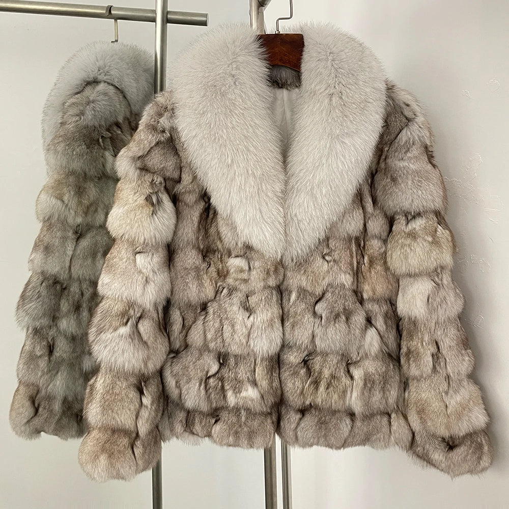 Natural Fox Jacket