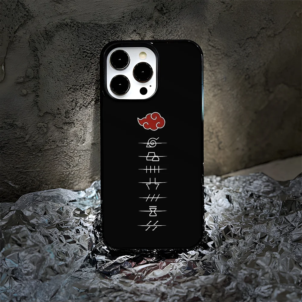M-Minato N-Namikaze Anime Phone Case For iPhone 16 15 14 Pro Max Plus Mini Magnetic Magsafe Wireless Charging Cover