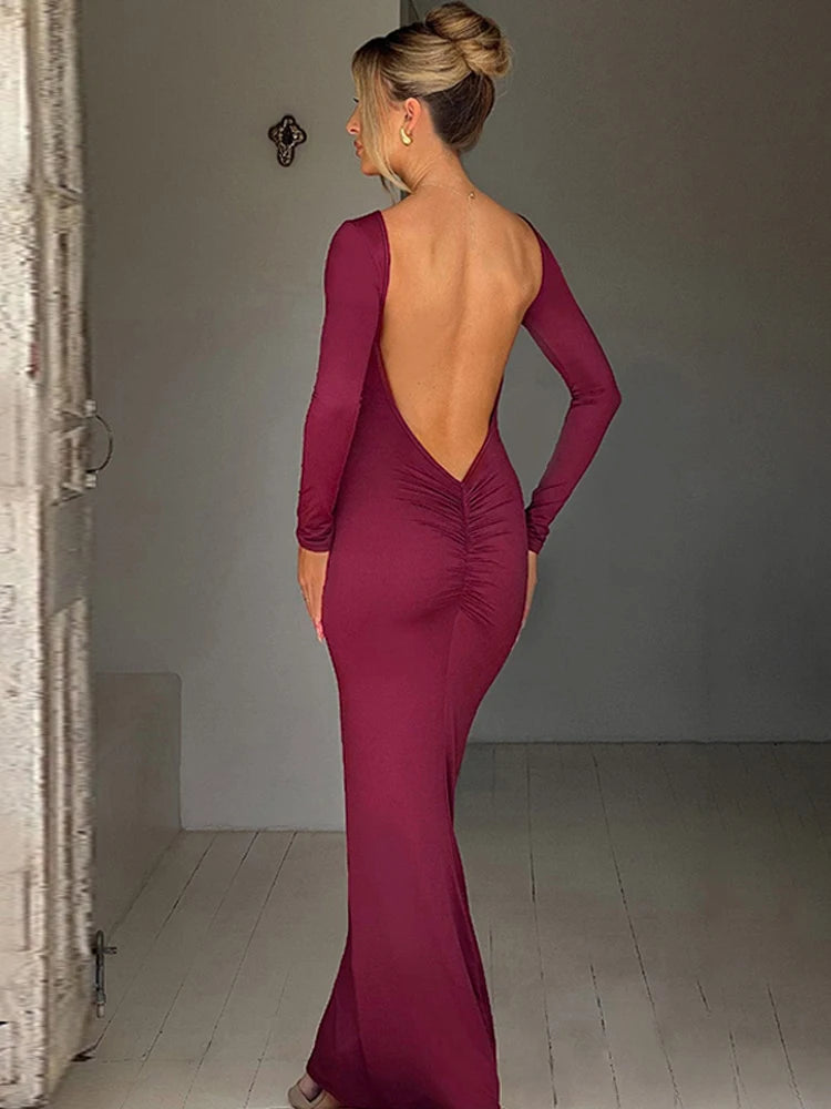 Backless Bodycon Dress