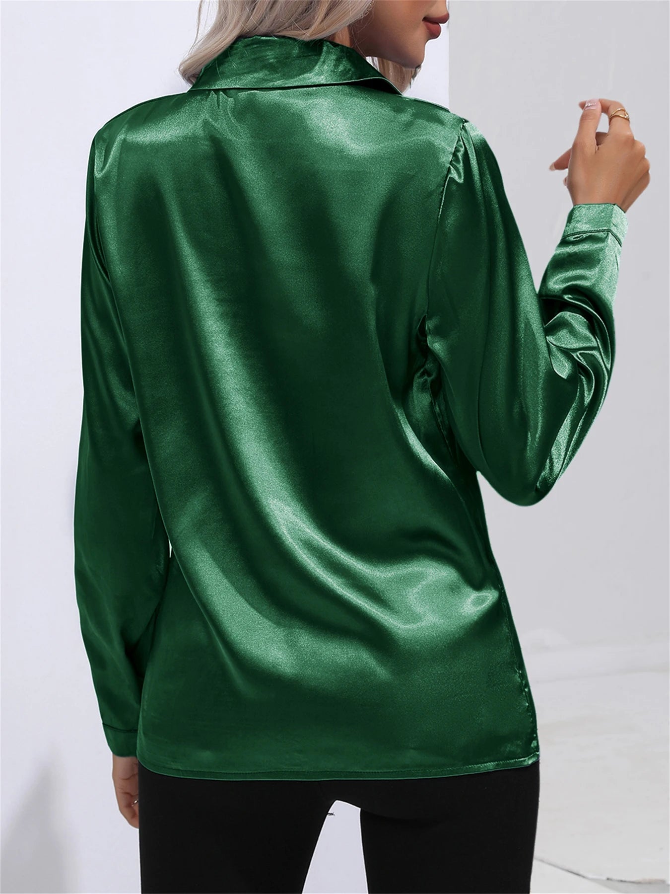 Satin Office Shirt