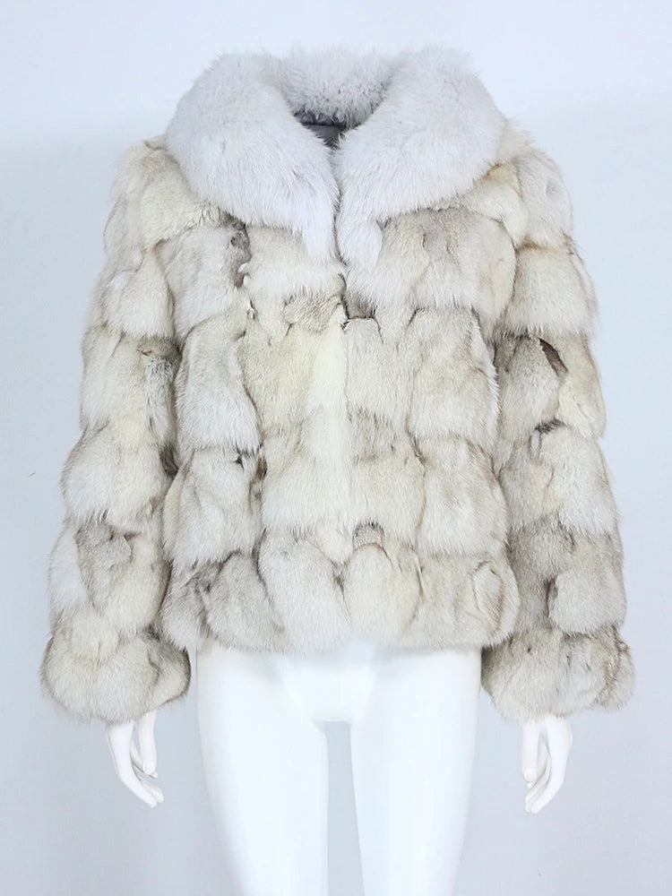 Natural Fox Jacket