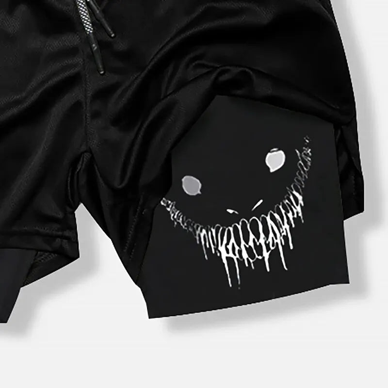Demon Print Shorts