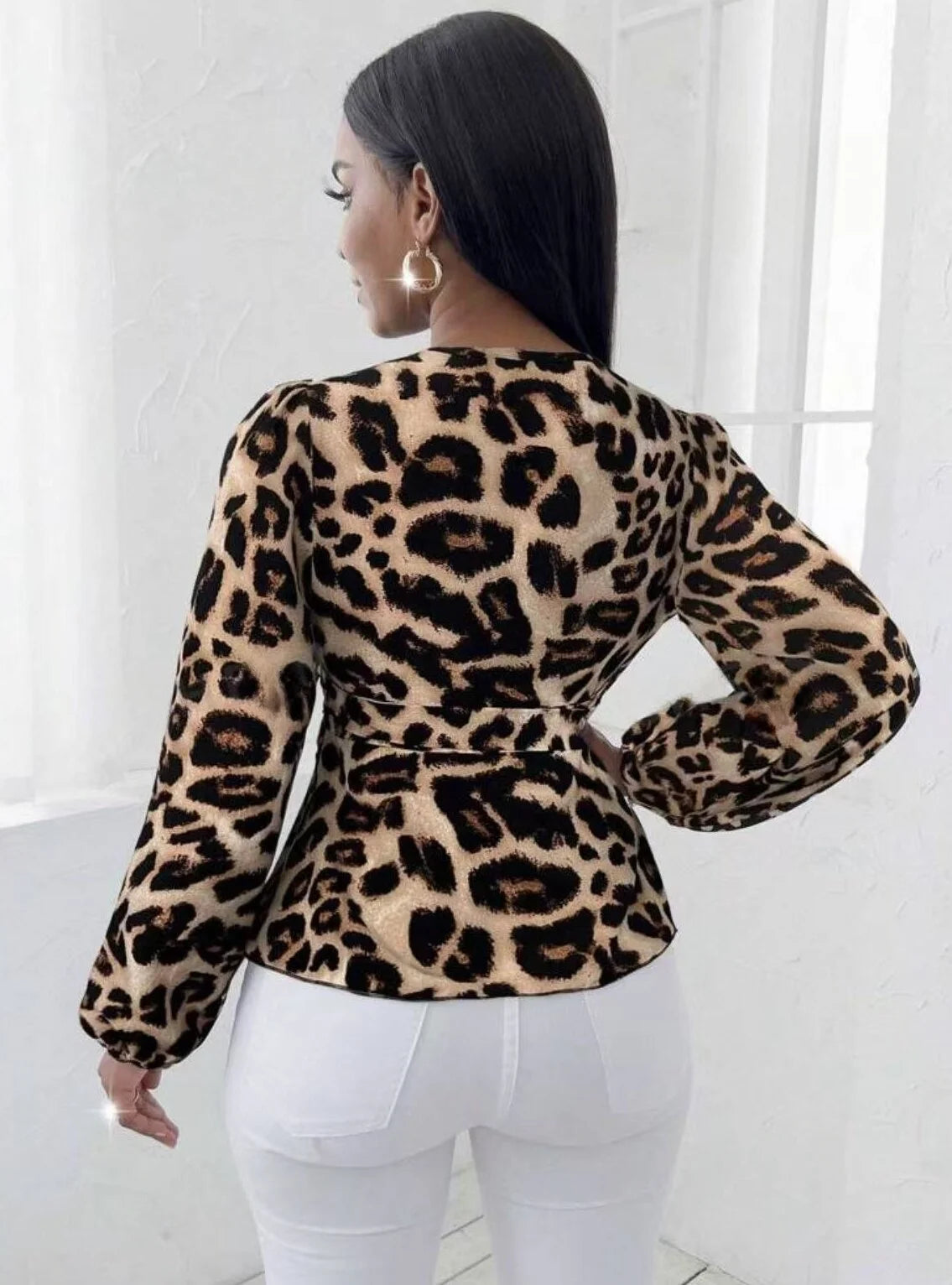 Leopard Print Blouse