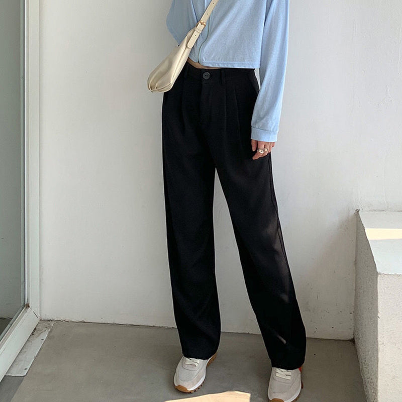 Suit Button Pants