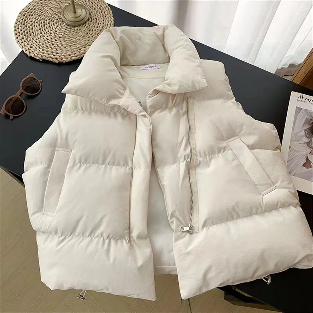Stand Collar Vest