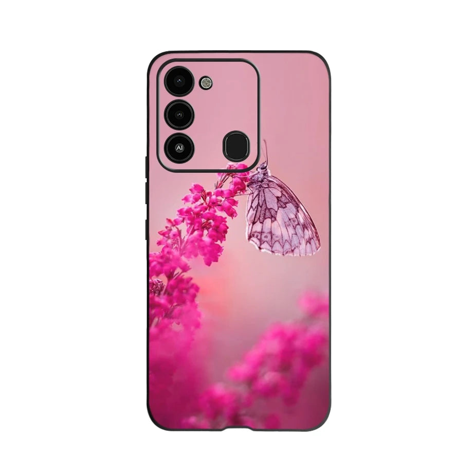 For Tecno Spark 8 Case Soft Silicone Back Case for Tecno Spark 8C Spark8 KG6 Fundas Case Phone Cover Spark 8T Coque