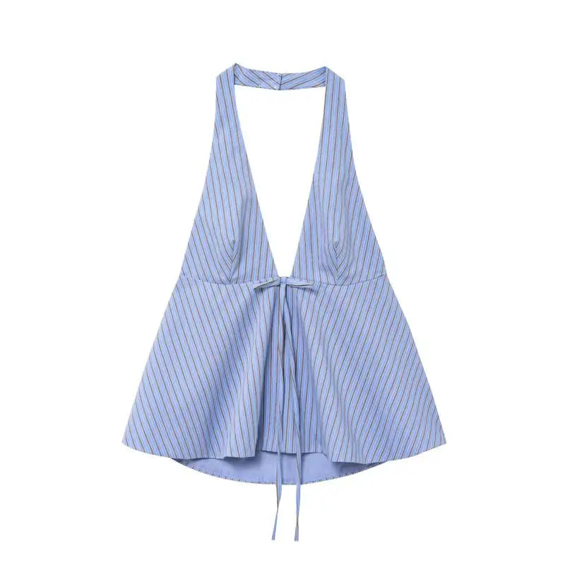 Elegant neck-Hanging Tops