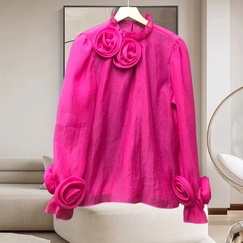 French Flower Blouse