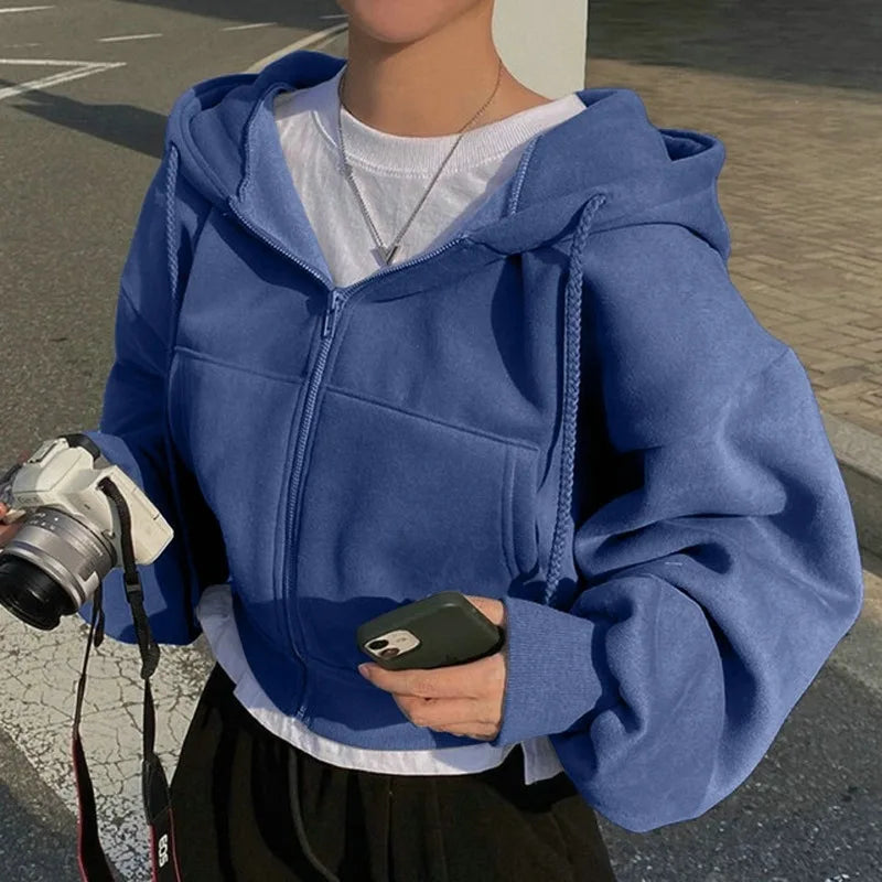 Y2K Crop Hoodie