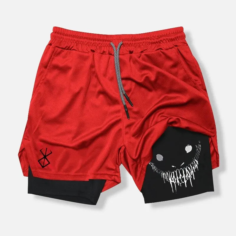 Demon Print Shorts