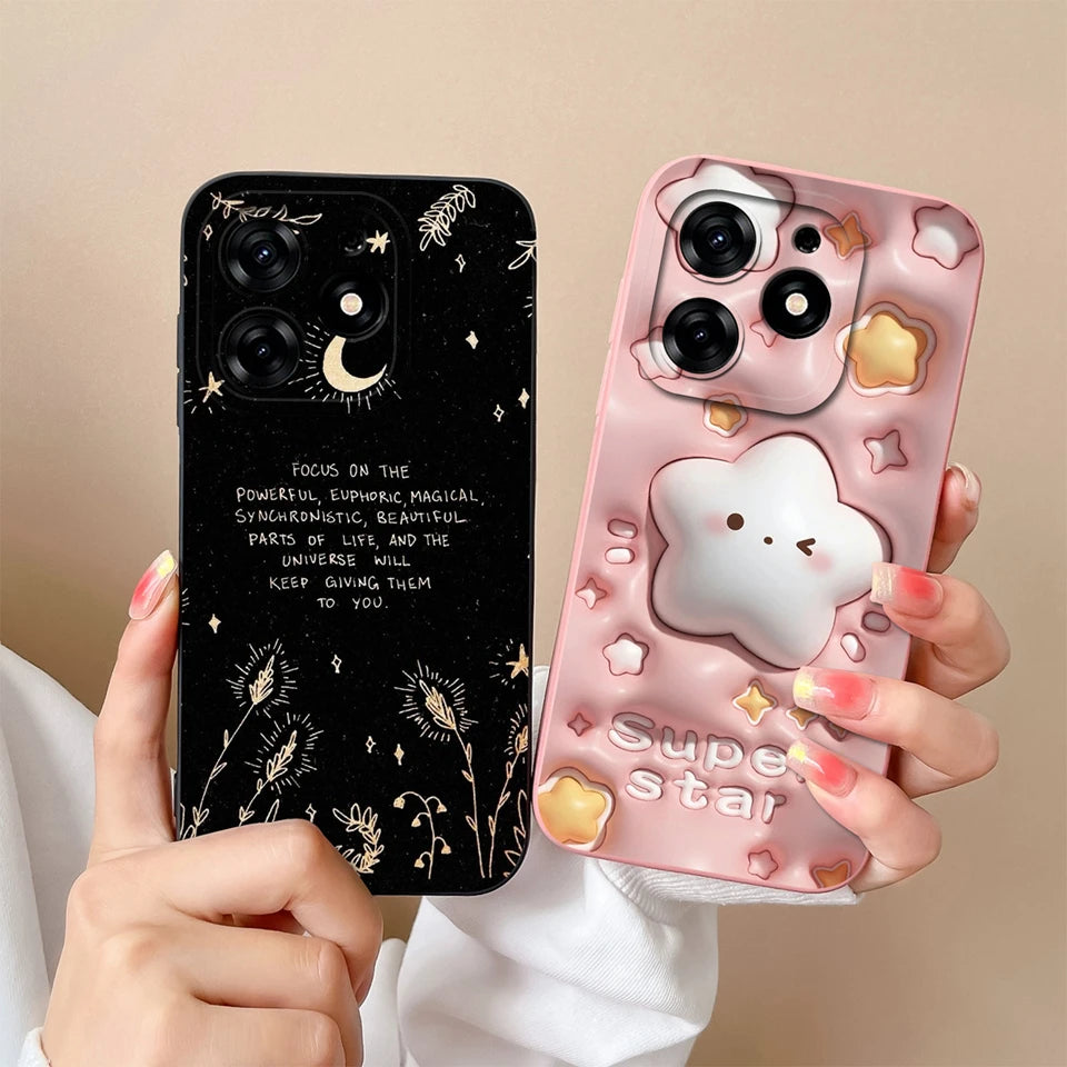 Case For Tecno Spark 10 Pro Pink Cloud Butterfly Liquid Shockproof Fashion Silicone Phone Cover For tecno spark 10 pro Funda