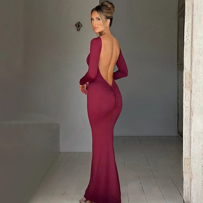 Backless Bodycon Dress