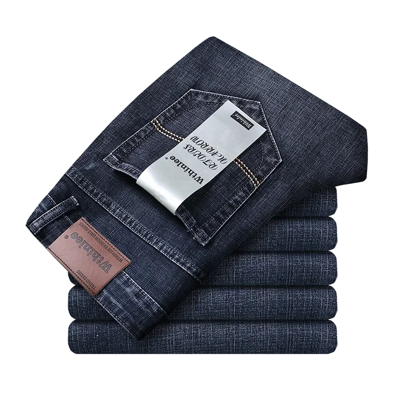 Casual Straight Classic Denim Jeans