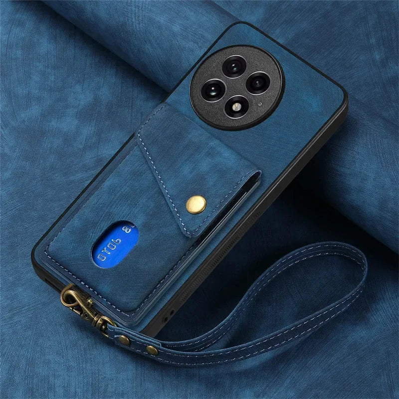 Cover For Oneplus 13R Leather Flip Wallet Card Slot Stand Holder Case For OnePlus 13R 13 12 11 1+ Ace 5 Pro Shockproof Bumper