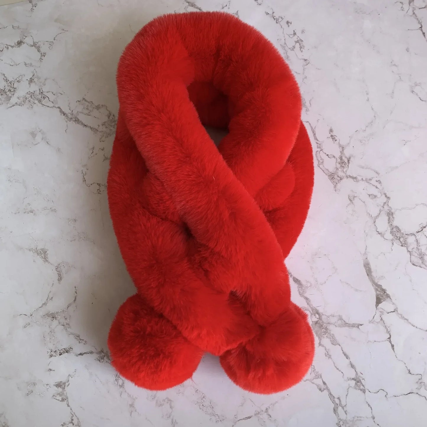Rabbit Fur Scarf