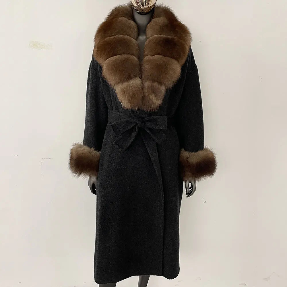 Woolen Fur Coat