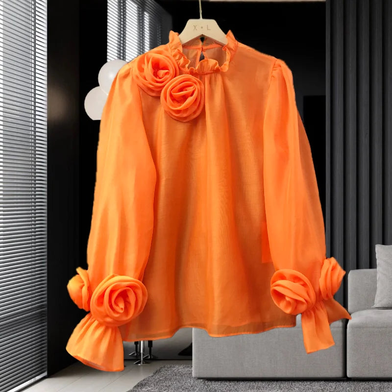French Flower Blouse