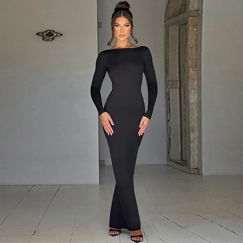 Backless Bodycon Dress