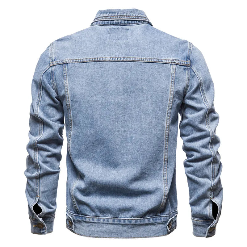 Solid Denim Jacket