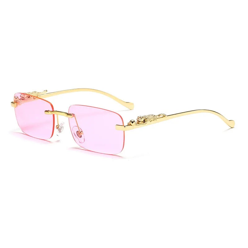 Rimless Square Glasses