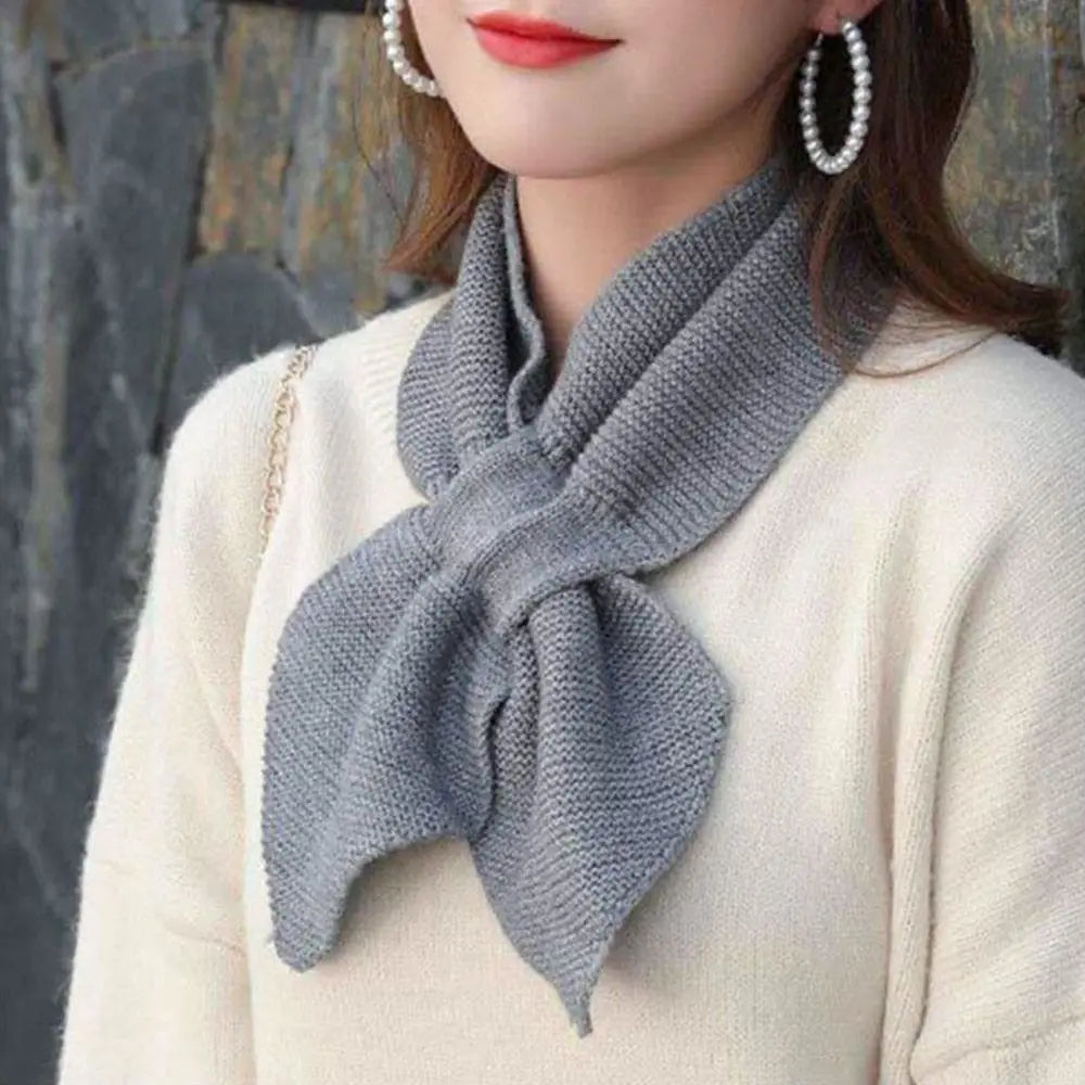 Knitted Cross Scarf