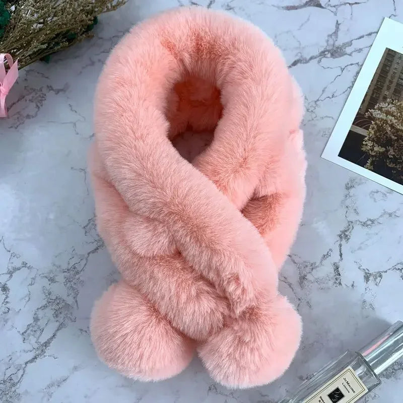 Rabbit Fur Scarf