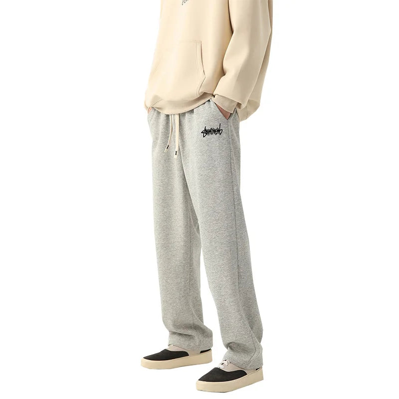 Solid Straight Joggers