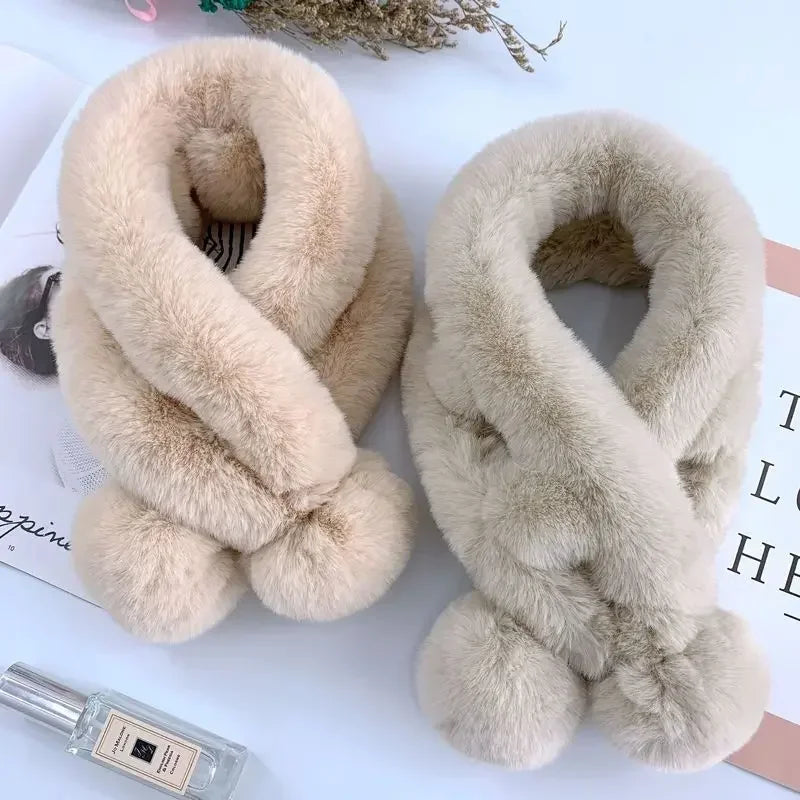 Rabbit Fur Scarf