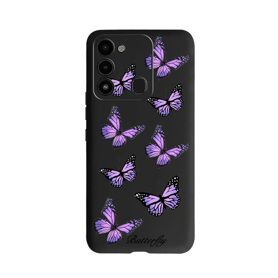 For Tecno Spark 8 Case Soft Silicone Back Case for Tecno Spark 8C Spark8 KG6 Fundas Case Phone Cover Spark 8T Coque