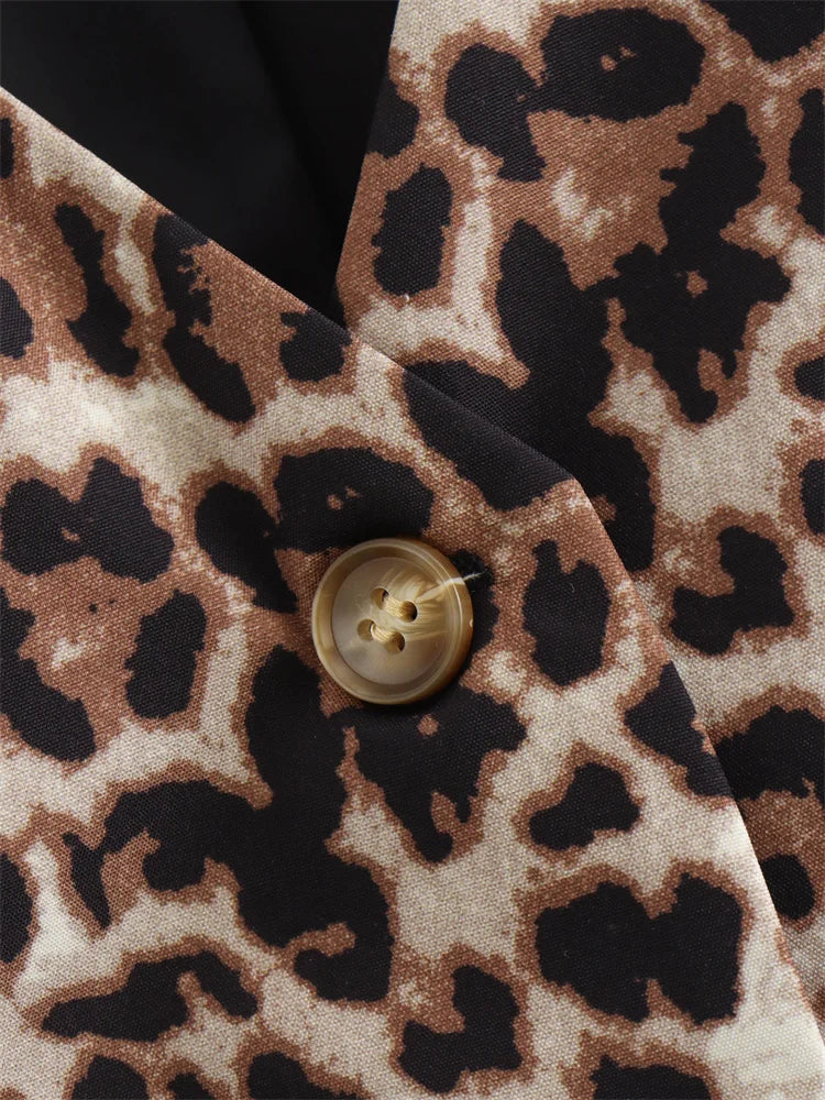 Leopard Print Vest