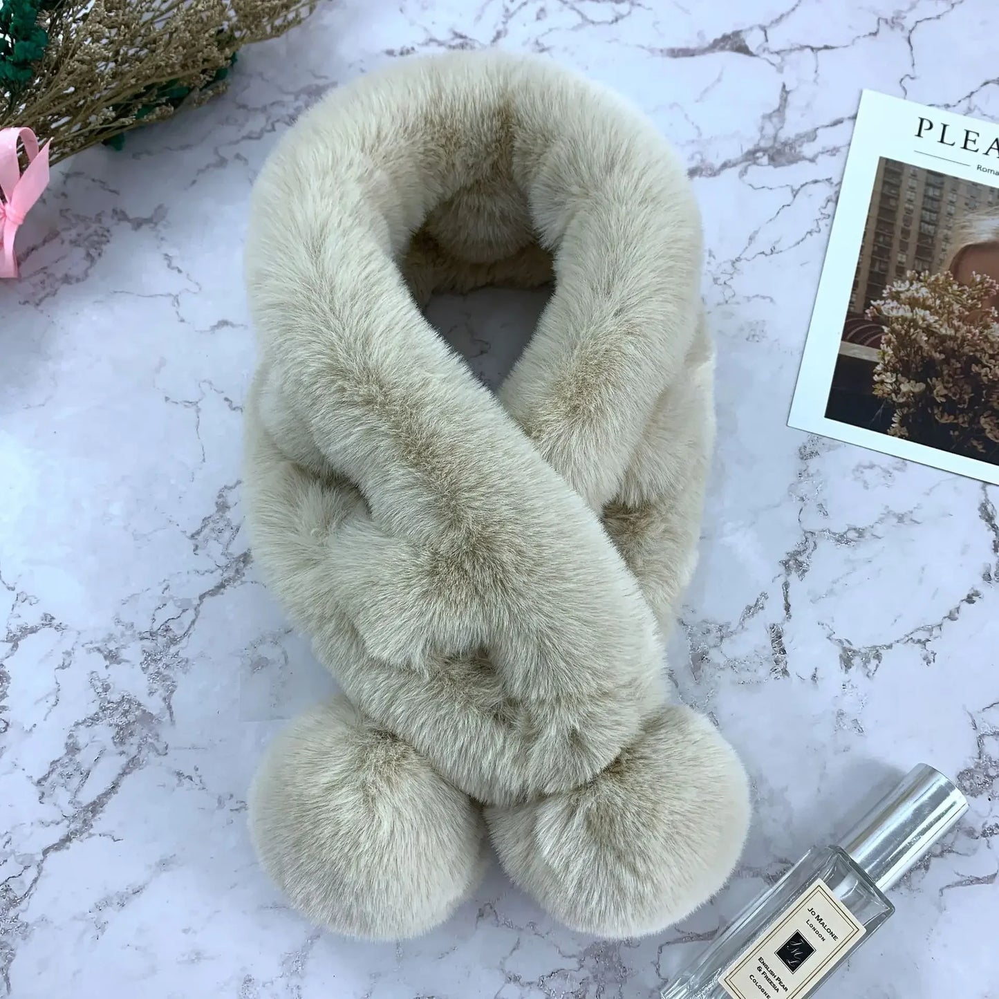 Rabbit Fur Scarf