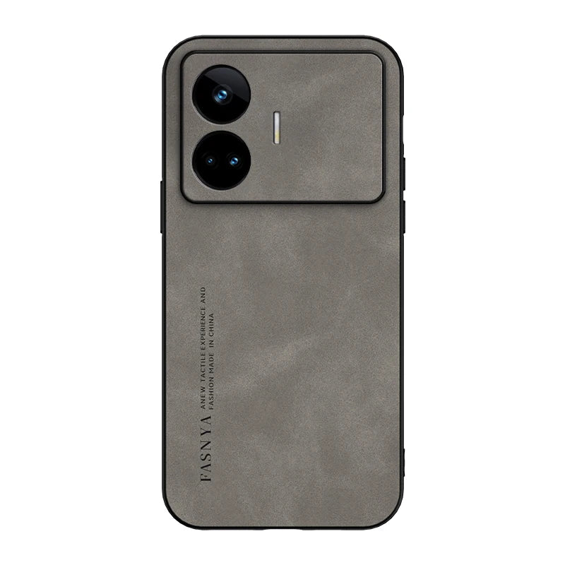 For OPPO Realme GT Neo 5 SE Case Leather Shockproof Phone Case for Realme GT Neo 5SE Neo5 SE Soft TPU Frame Protect Back Cover