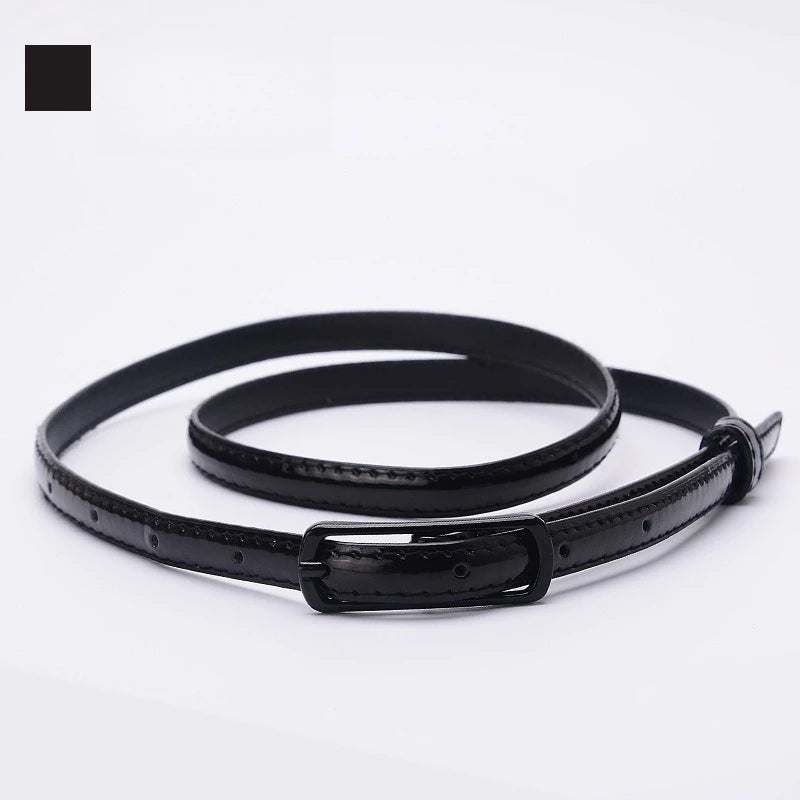 Candy Color Leather Belt