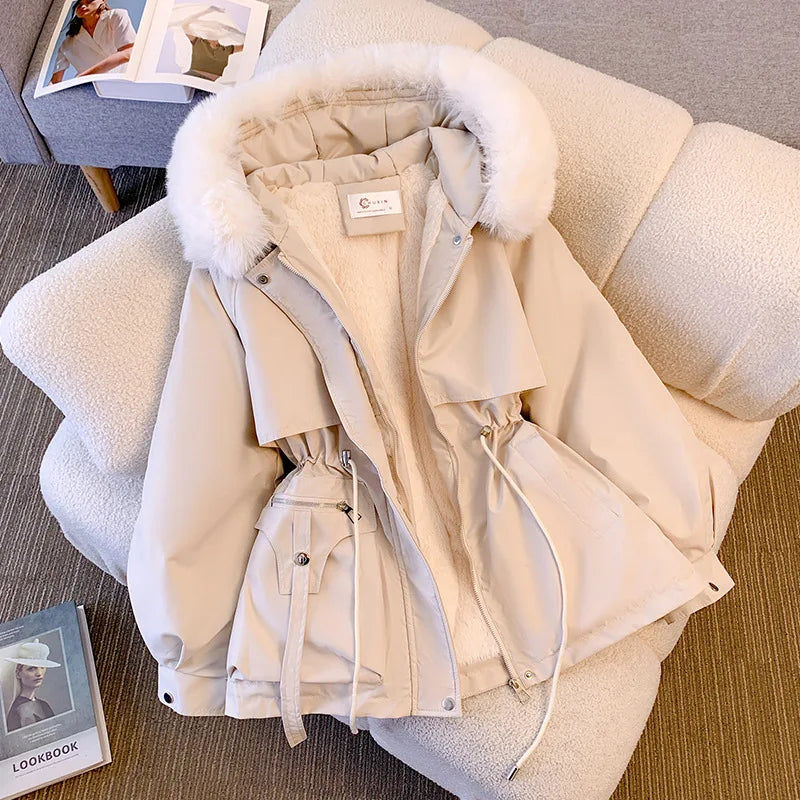 Drawstring Hood Jacket