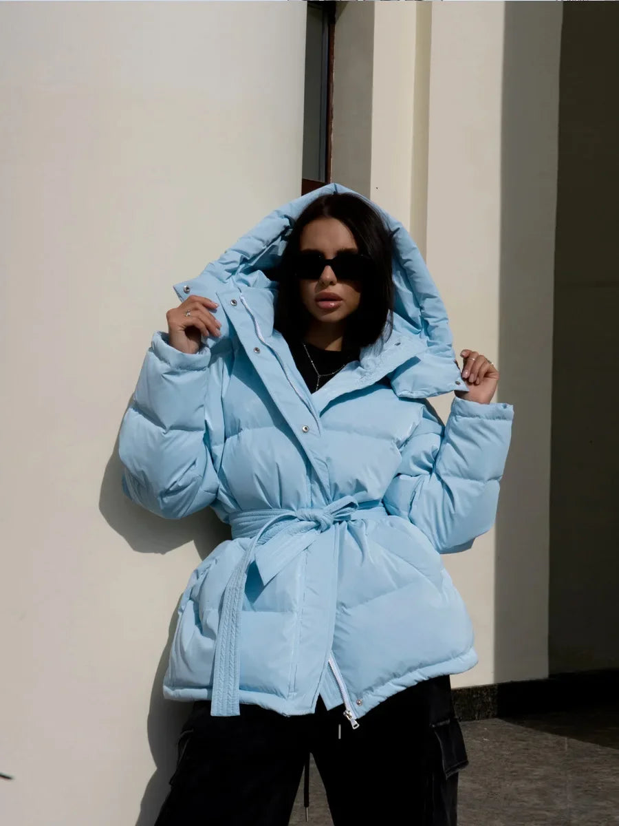 Puffer Belt Coat