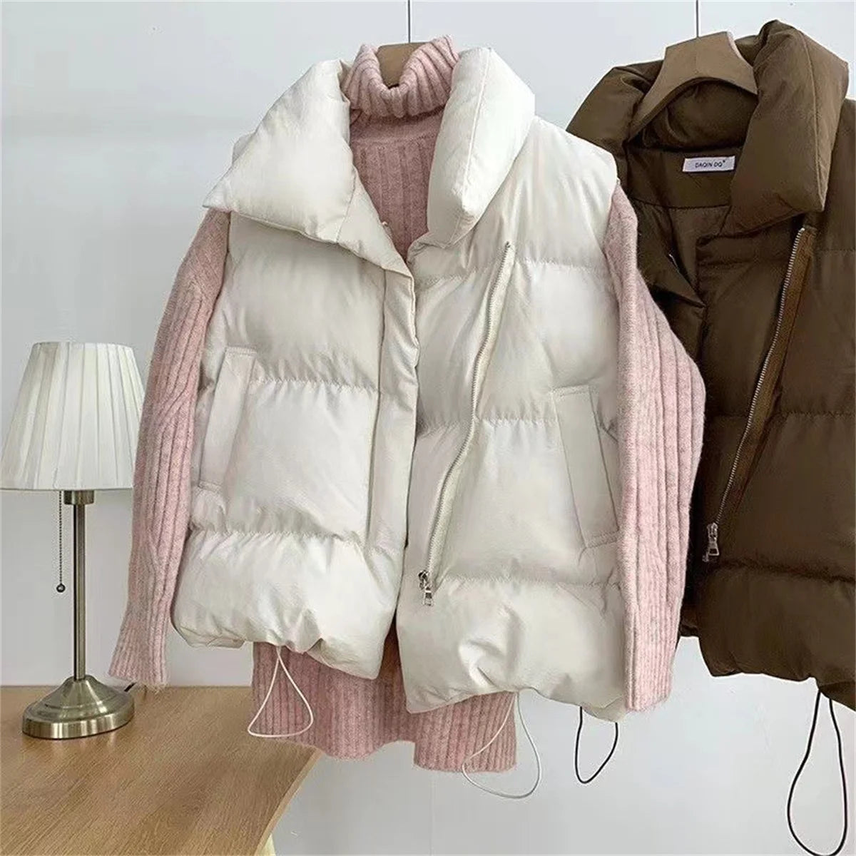 Stand Collar Vest