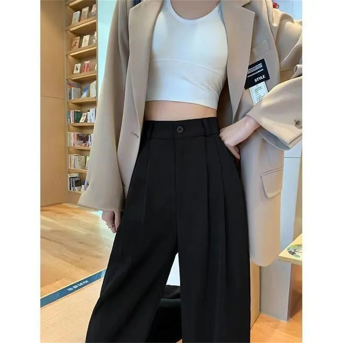 Black Suit Pants